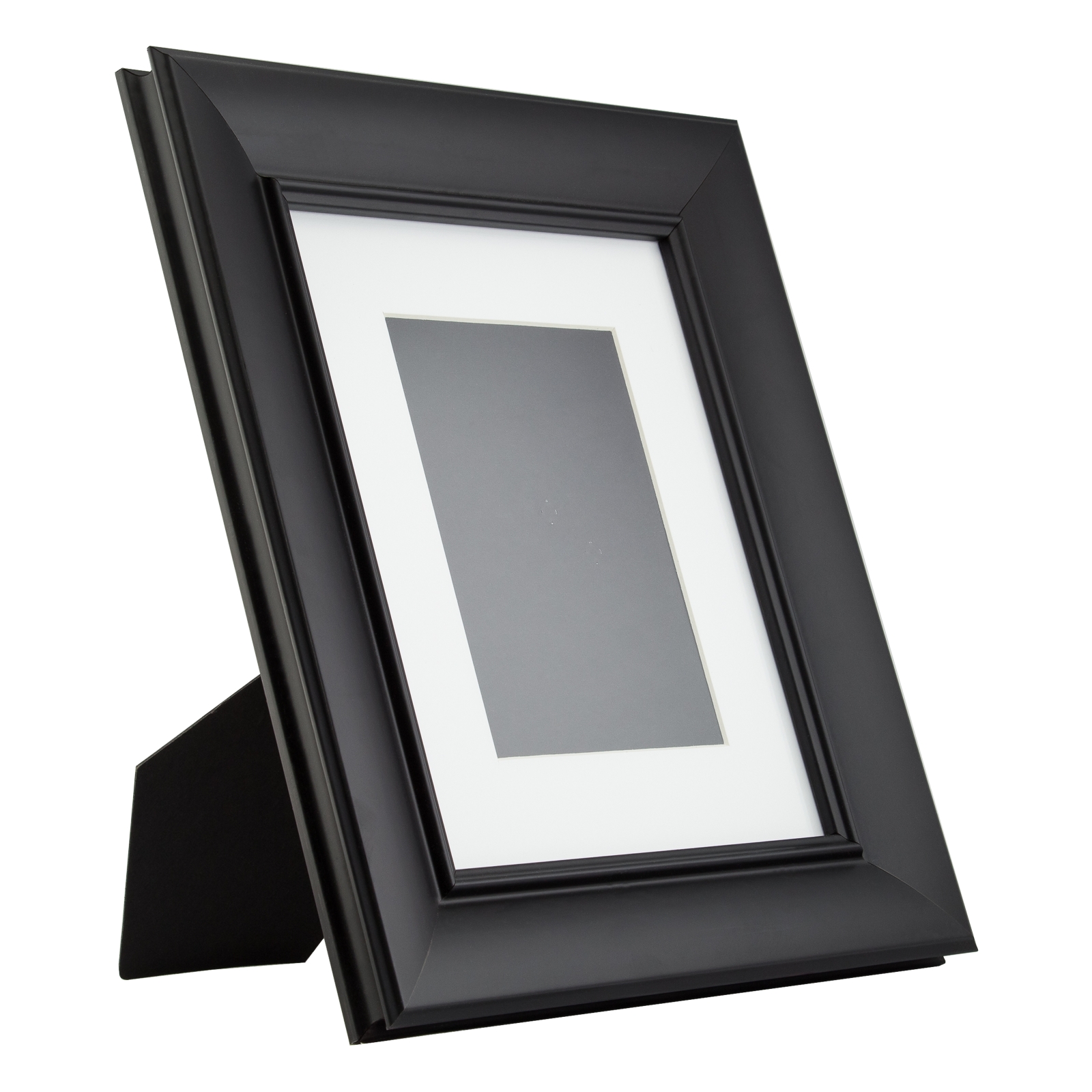 Verandah TableTop 8x10 Vintage Black Standing Picture Frame with Mat eBay